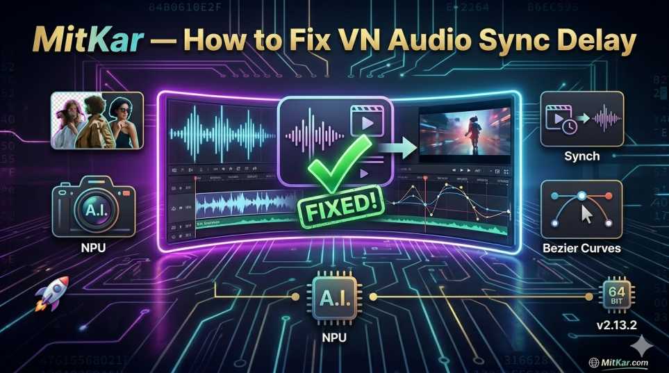 How to Fix VN Pro Audio Sync Delay (v3.2.0 Pro Features Guide)