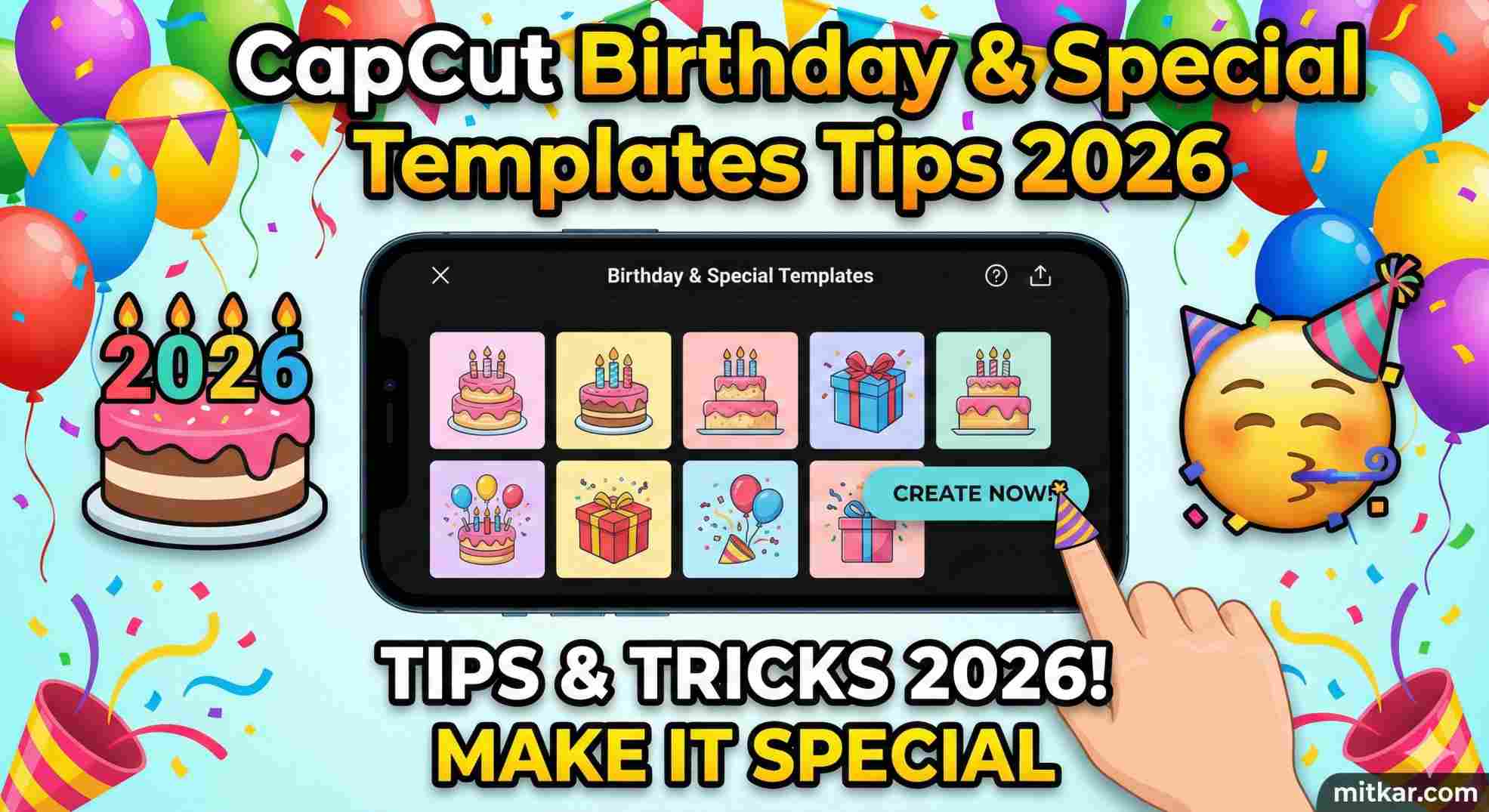 Master modifying aesthetic CapCut Birthday and Special Event templates