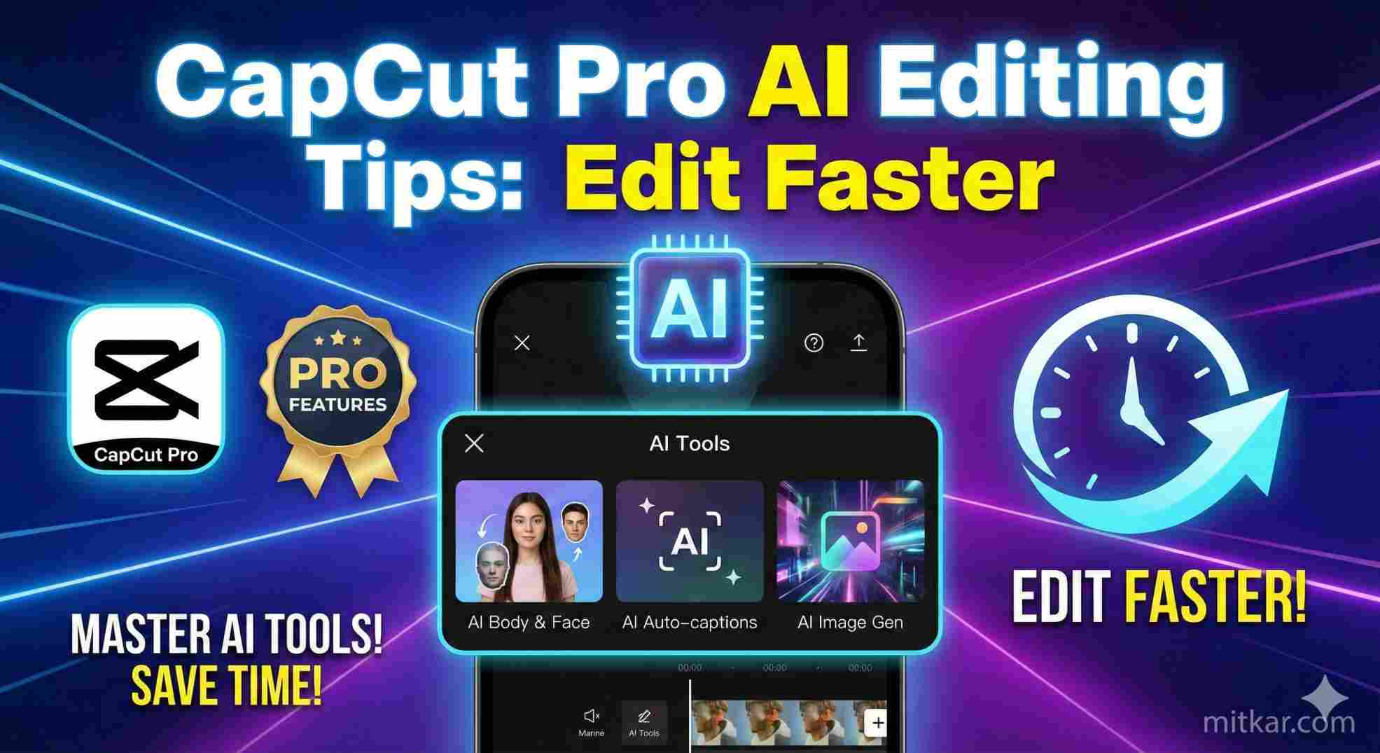 Master workflow editing speed utilizing CapCut Pro AI tools in 2026