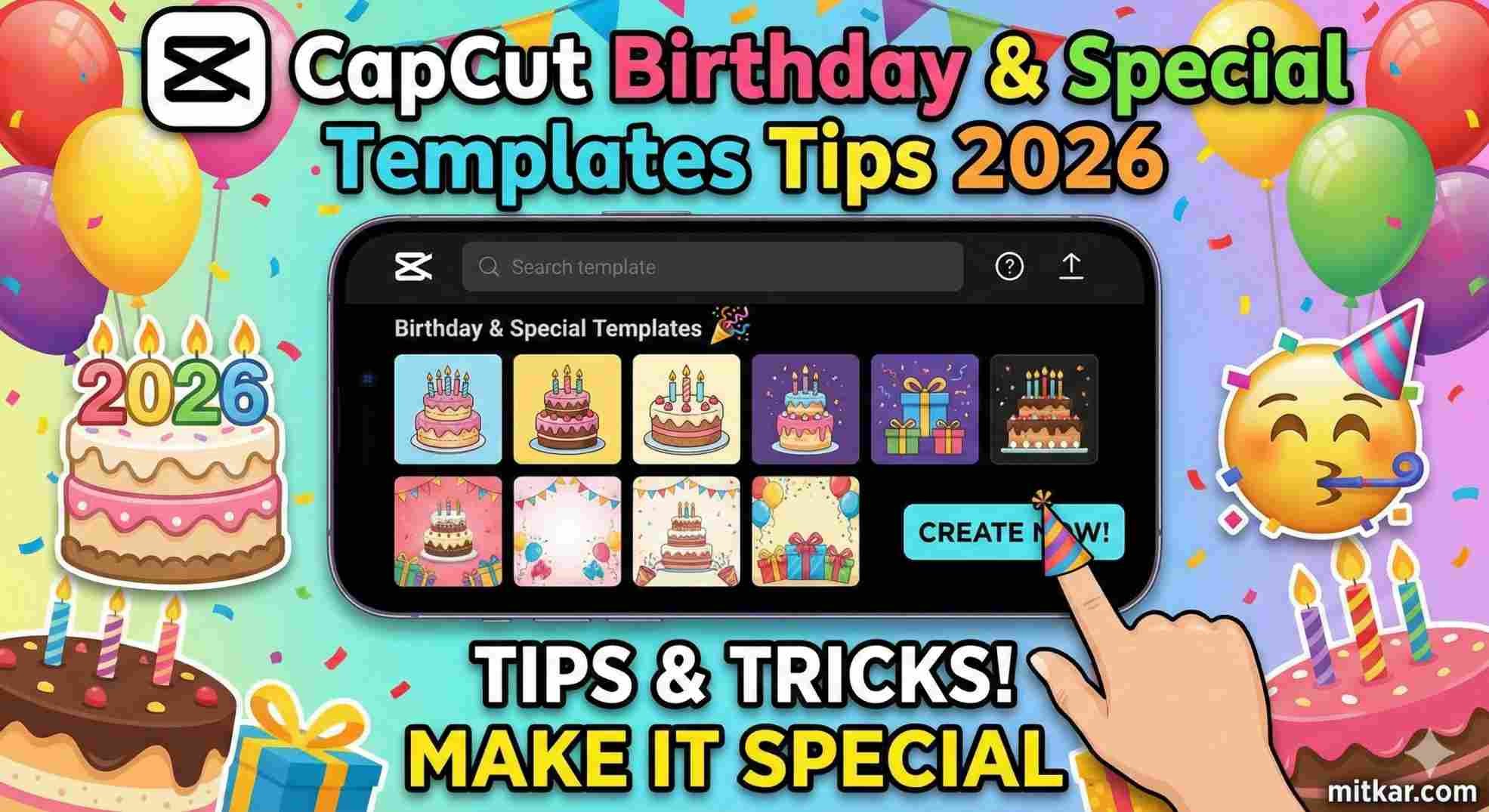 Top viral CapCut Pro Templates of 2026 by MitKar.com